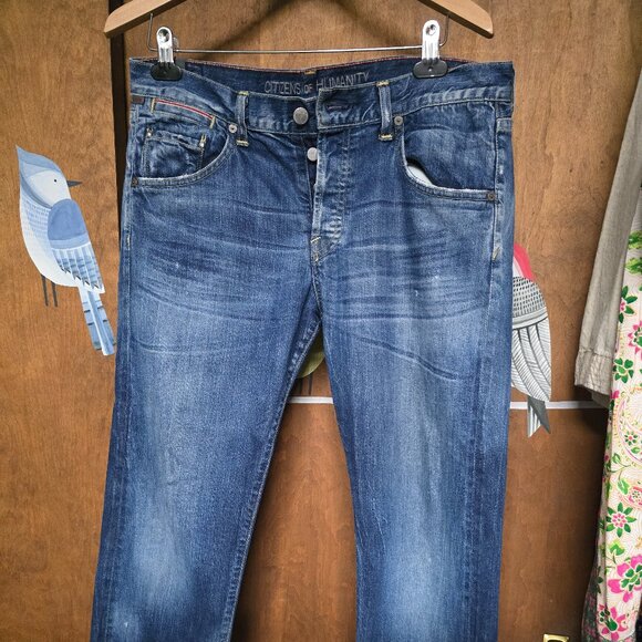 Women's CItizens of Humanity Dylan drop rise cropped jean size 30 - Picture 1 of 16